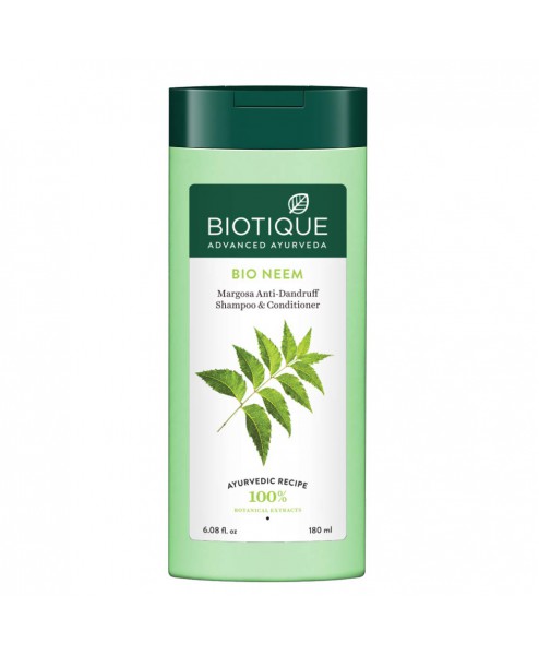 Biotique Bio Neem Margosa Anti Dandruff Shampoo and Conditioner, 180ml